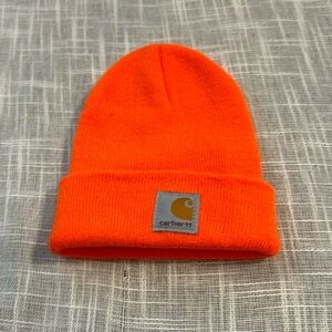 Infants hunter orange beanie